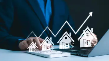 Home loan rental infographics.